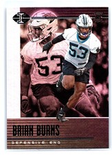 2019 Panini Illusions #40 Brian Burns Rookie Card. rookie card picture