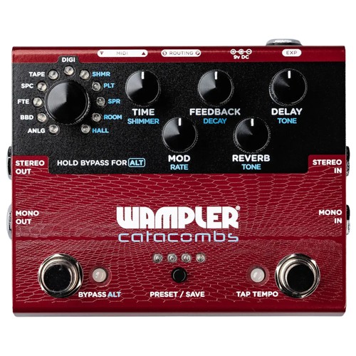 Wampler Catacombs Reverb/Delay Effects Pedal