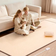 39 * 78.7''Graphene Electric Heated Floor Mat, Indoor Floor Heating Mat Foot ...