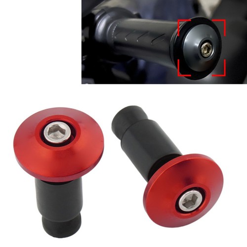 Motorcycle Dirt Bike 7/8'' Handle Bar End Handlebar Grips Cap Plugs ...