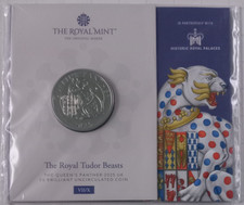 Royal Mint BU 2025 The Royal Tudor Beasts The Queens Panther £5 coin SEALED.