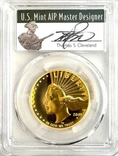 2019-W American Liberty High Relief 1oz Gold Coin PCGS SP70 First Day of Issue