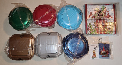 New Sealed Unused 6 Six Piece LockNLock 41 oz. Multicolor Plastic Storage Set