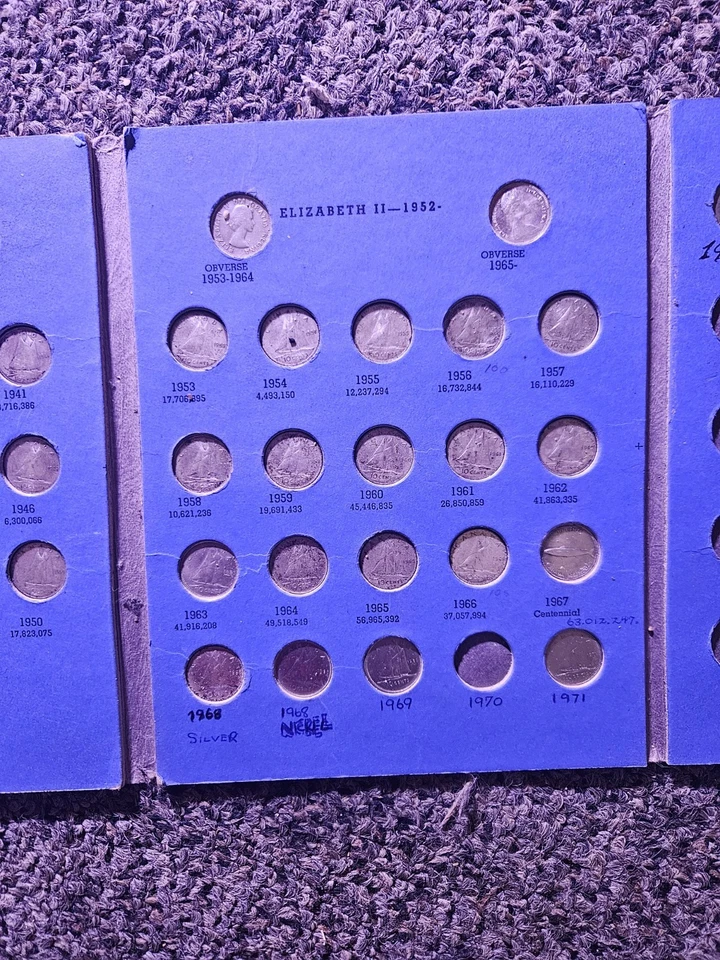 canadian dime collection - 1938 to 1969 - Image 3 of 4