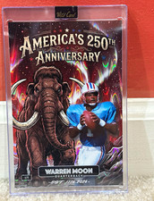 Wild Card 2026 America's 250th Anniversary Dino-Might Warren Moon 1/1