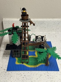 Legoland Pirate System Forbidden Island Vintage Lego Set Missing Figure & Boat
