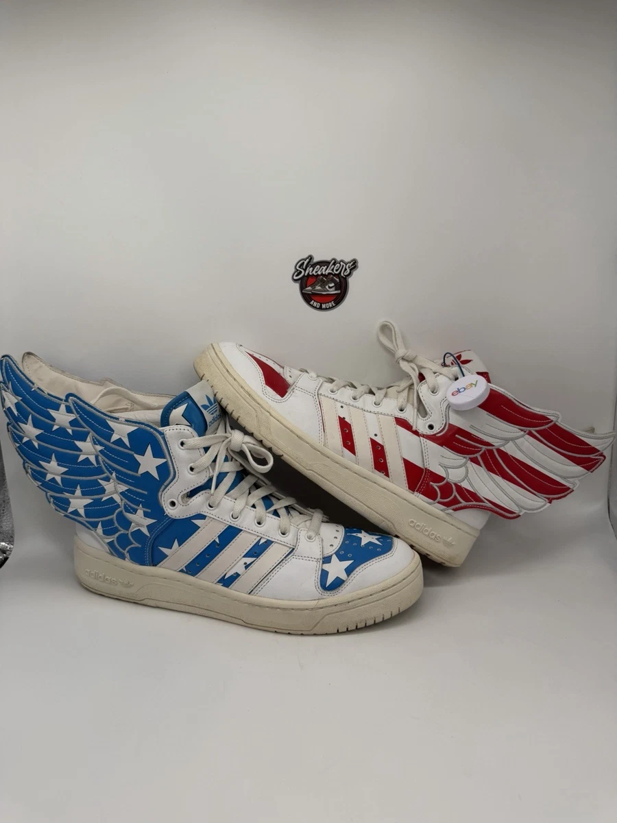 Preços baixos em adidas Jeremy Scott x Wings 2.0 Stars and Stripes