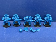 Starquest / Space Crusade - 5 Space Marines blau