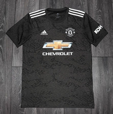 MENS M MANCHESTER UNITED AWAY FOOTBALL SHIRT 2020/2021 CAMOUFLAGE GREEN KHAKI