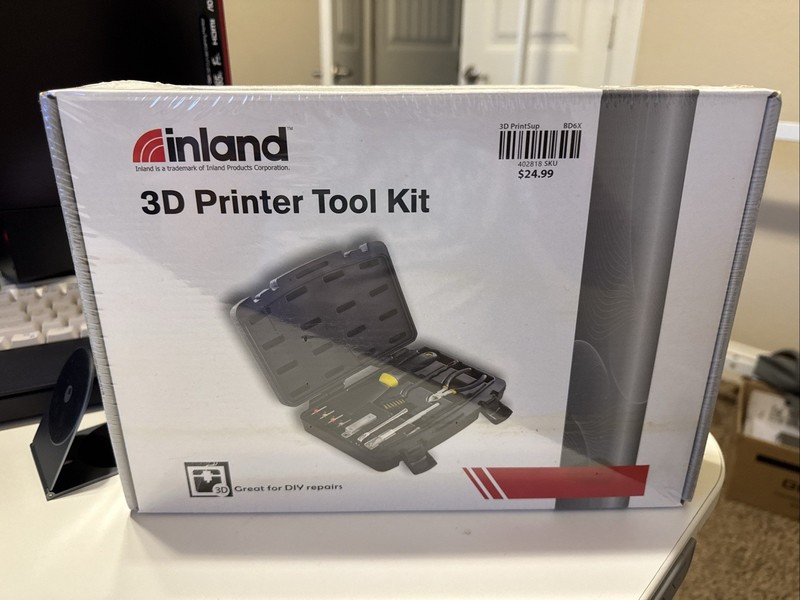 3D Printer Tool Kit Inland New In Box w/ Case 3d Print Tools
