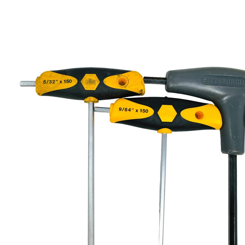 5 Pcs Wiha, Pittsburgh, Allen Soft Grip Dual Drive Ball-End Hex T-Handle 3/16 in - Image 2 of 4