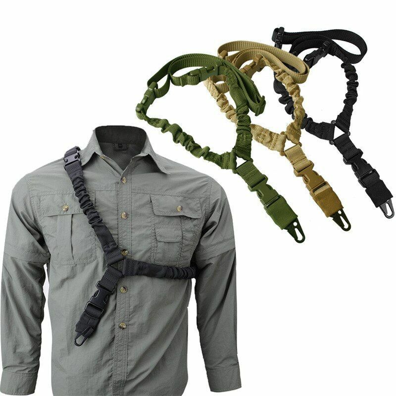 Tactical Strap Military Rifle Buttstock Rope Shoulder Nylon Point Slings Army