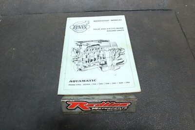 VOLVO PENTA AQUAMATIC 4 AND 6 CYLINDER ENGINE UNITS WORKSHOP MANUAL 2364