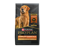 Purina Pro Plan Complete Essentials Shredded Blend Chicken and Rice Dry Dog Food