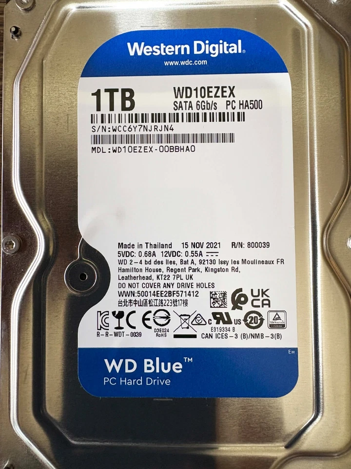 Western Digital 1TB SATA Hard Drive with 8GB DDR4 SDRAM - Image 4 of 4