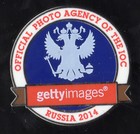 Sochi 2014 Olympic Games Media Pin. Gettyimages.Official Photo Agency Of The Ioc