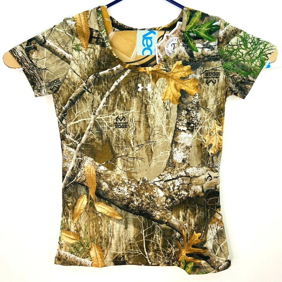Under Armour UA Womens Threadborne Early Season Camo SS RealTree Size Md - Image 4 of 4