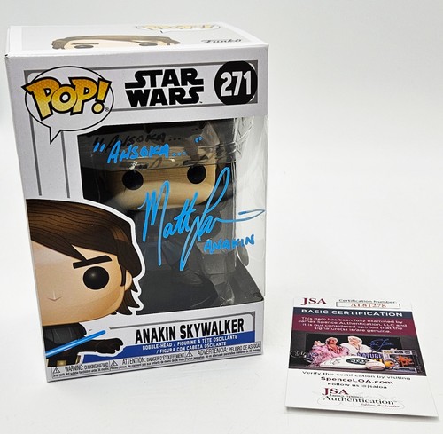 *Signed Matt Lanter* Funko Pop Star Wars 271 Anakin Skywalker "Ahsoka.." JSA COA - Picture 7 of 7