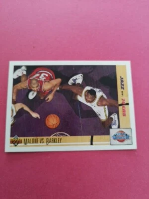 Malone Vs Barkley Carte Basket NBA Upper Deck 1991-92 #31 - Photo 1/2