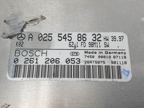 0261206053 boîtier moteur uce pour MERCEDES CLASE M (W163) 320 1997 1039942 - Photo 5/23