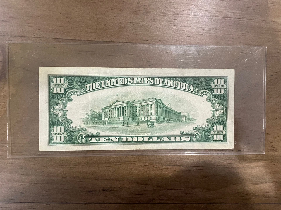 1950 A FEDERAL RESERVE TEN DOLLAR NOTE Pristine Condition! Low Production Run! - Image 2 of 2