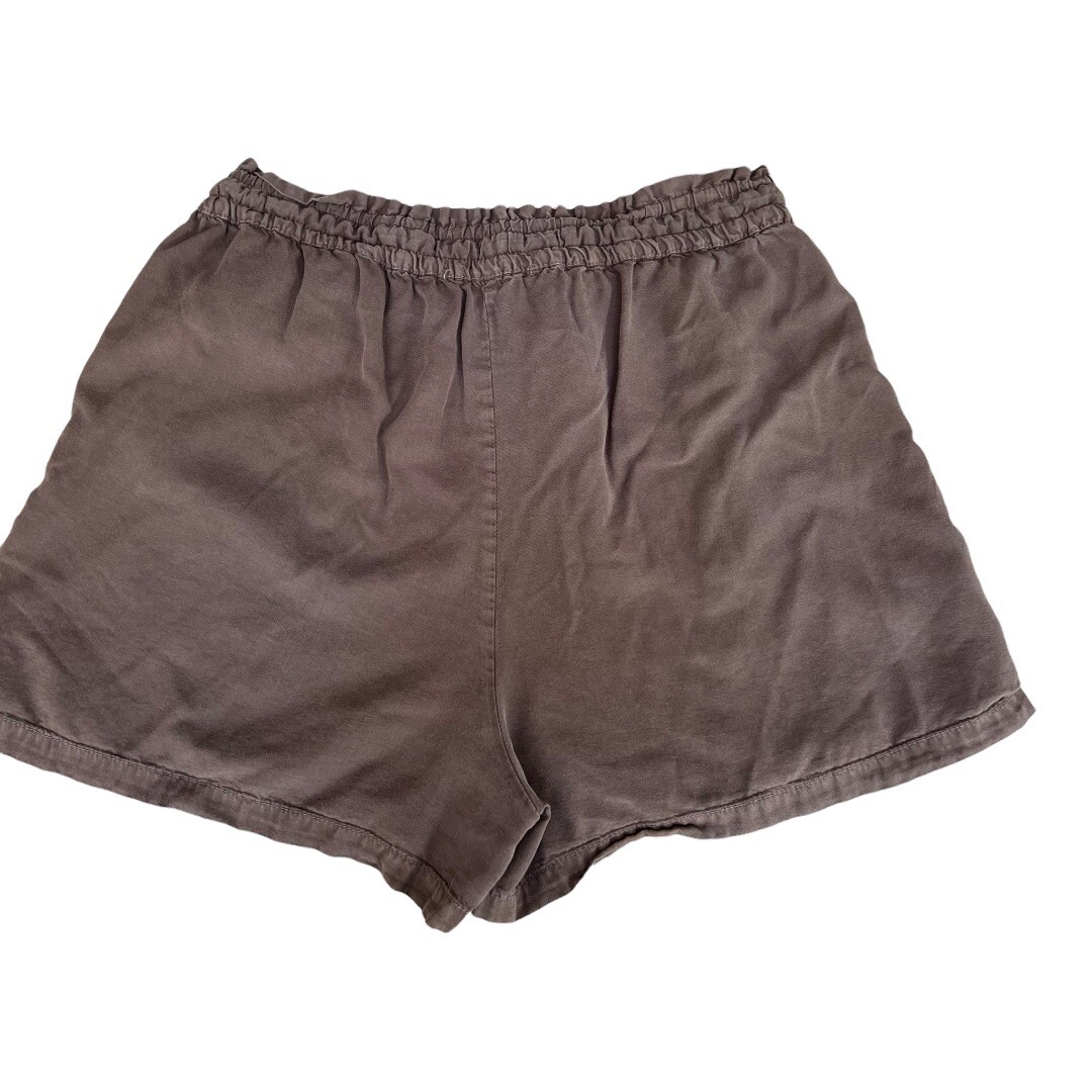 Pull & Bear brown drawstring ruched stretch waist… - image 2