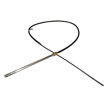 Fast Connect SSC6215 Rotary Steering Cable - 15ft Universal Replacement For Uflex M66X15, Stainless Steel Fittings