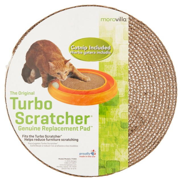 Bergan Turbo Scratcher Replacement Cat Scratch Pad Refill 2 Pads W/catnip for sale online | eBay