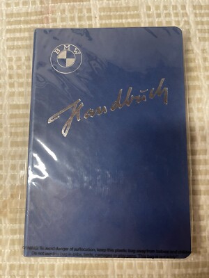 GENUINE OEM BMW BOUTIQUE NOTEBOOK BLACKBONDED BLACK or BLUE GIFT SHOP NEW