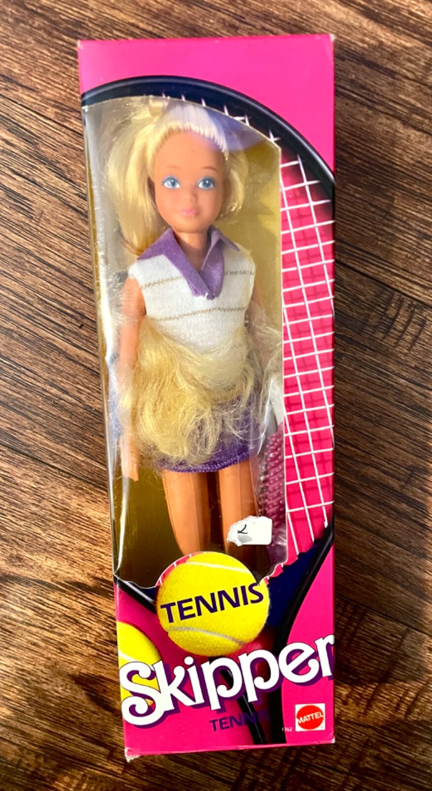 1986 Vintage Tennis Barbie Skipper Mattel #1762 NEW IN BOX
