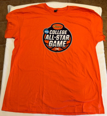Reese's College All-Star Game T-Shirt NABC - Size XXL - Orange -New Without Tags
