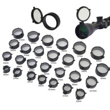 30-69mm Flip Spring Up Open Lens Cover Through transparent scope Cap