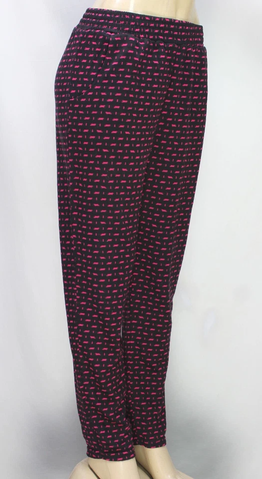 Vintage Gitano Women's Pull On Fleece Pants Black Size M - Image 4 of 4