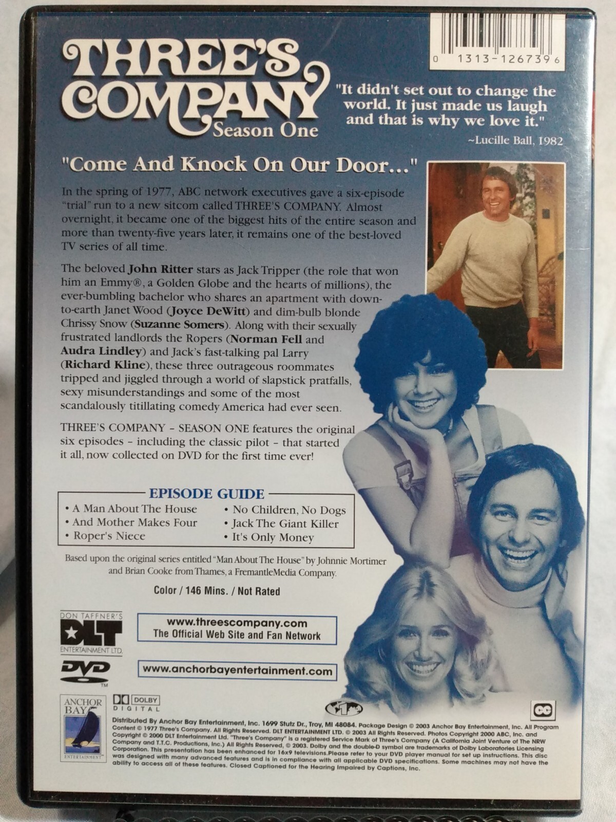 Three's Company Season 1 DVD By John Ritter eBay