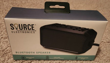 NEW SOURCE ELECTRONICS BLUETOOTH SPEAKER WATERPROOF IPX4 60 FT RANGE RECHARGABL