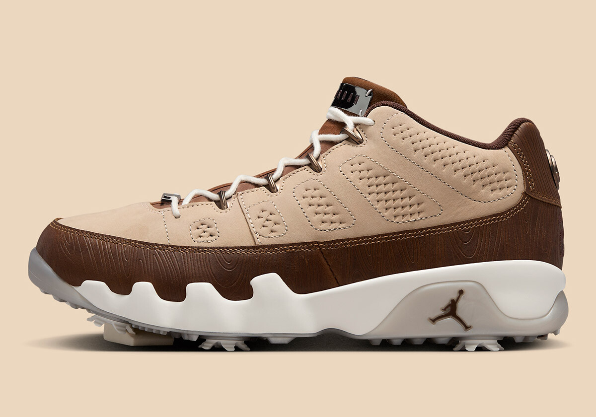 シューズ(男性用) NIKE AIR JORDAN 9 G NRG M24 FN6929-200 FN6929-200 Happy Life Wood Nike Air Jordan 9 Golf NRG Hemp