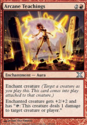 Arcane Teachings-[10th Edition]-Lightly Played, English-1-Regular-MTG