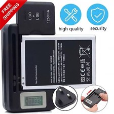 Battery Charger Multi Mobile Phone Universal LCD USB Port Charging Adapter UK