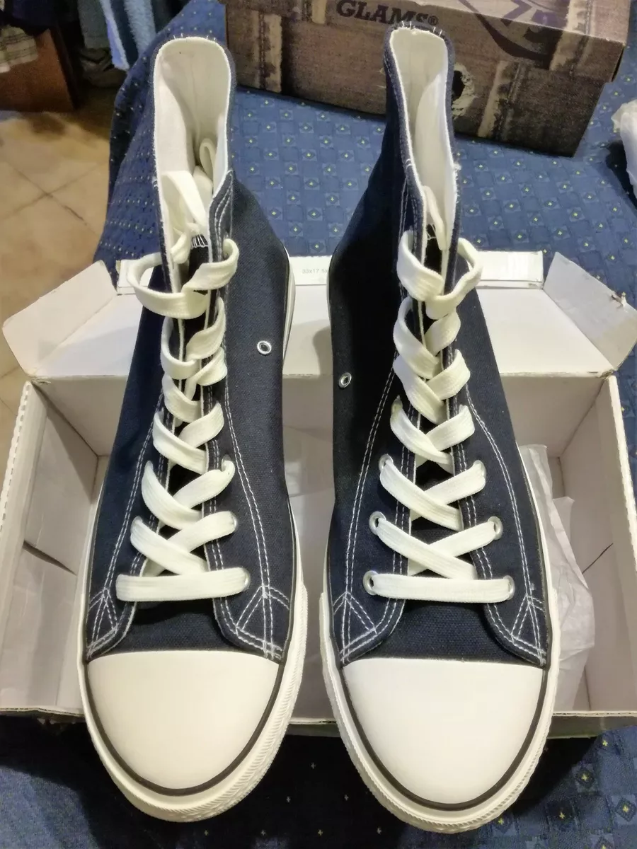 SCARPE FOOTING LIFE TAGLIA 45 NUOVE BLU NAVY SCATOLA ALTE 12