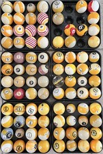 9 Pool Ball. Antique, Vintage And Current Style Balls. Many To Choose From.