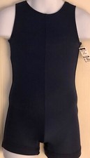 GK KIDS BIKETARD CHILD TODDLER BASIC NAVY N/S GYMNASTICS DANCE TANK TD NWT 