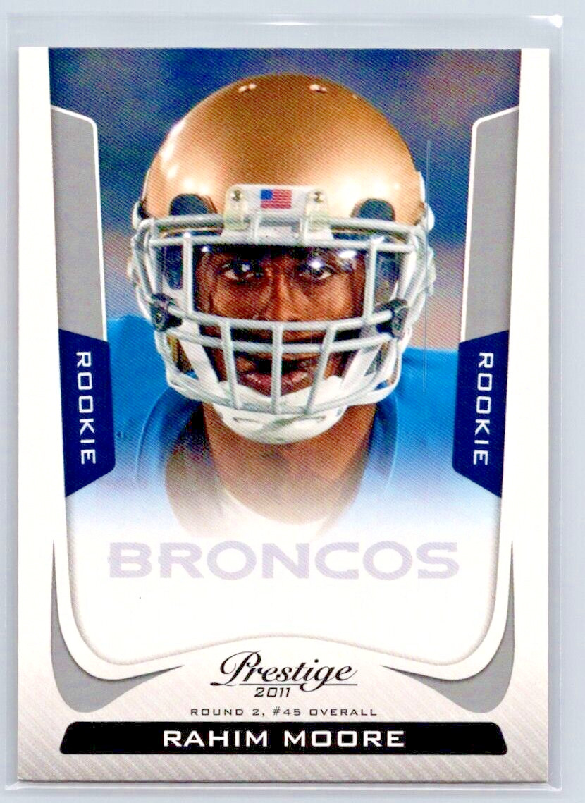 2011 Prestige Football - Rahim Moore - Denver Broncos - RC - #279