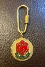 Tanqueray Gin Gold Tone Key Chain / Key Ring
