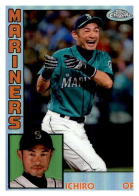 2019 Topps Chrome 1984 Topps Refractors #84TC-14 Ichiro Seattle Mariners ID30751