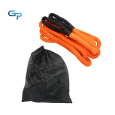 1inx30ft Recovery Kinetic Energy Tow Rope Snatch Strap 30000 LBS Orange