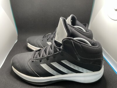 Adidas Mens Isolation C75911 Black Basketball Shoes Sneakers Size 10 