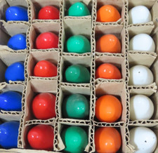 C7 Christmas Light Bulbs Replacement Lot 25ct Multicolor No Box C9641