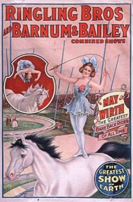 Ringling Brothers Circus Reproduction Framing Print Advertising 17x12