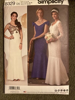 Simplicity Pattern  Dress  # 8329  Size 4-12 - Free Shipping