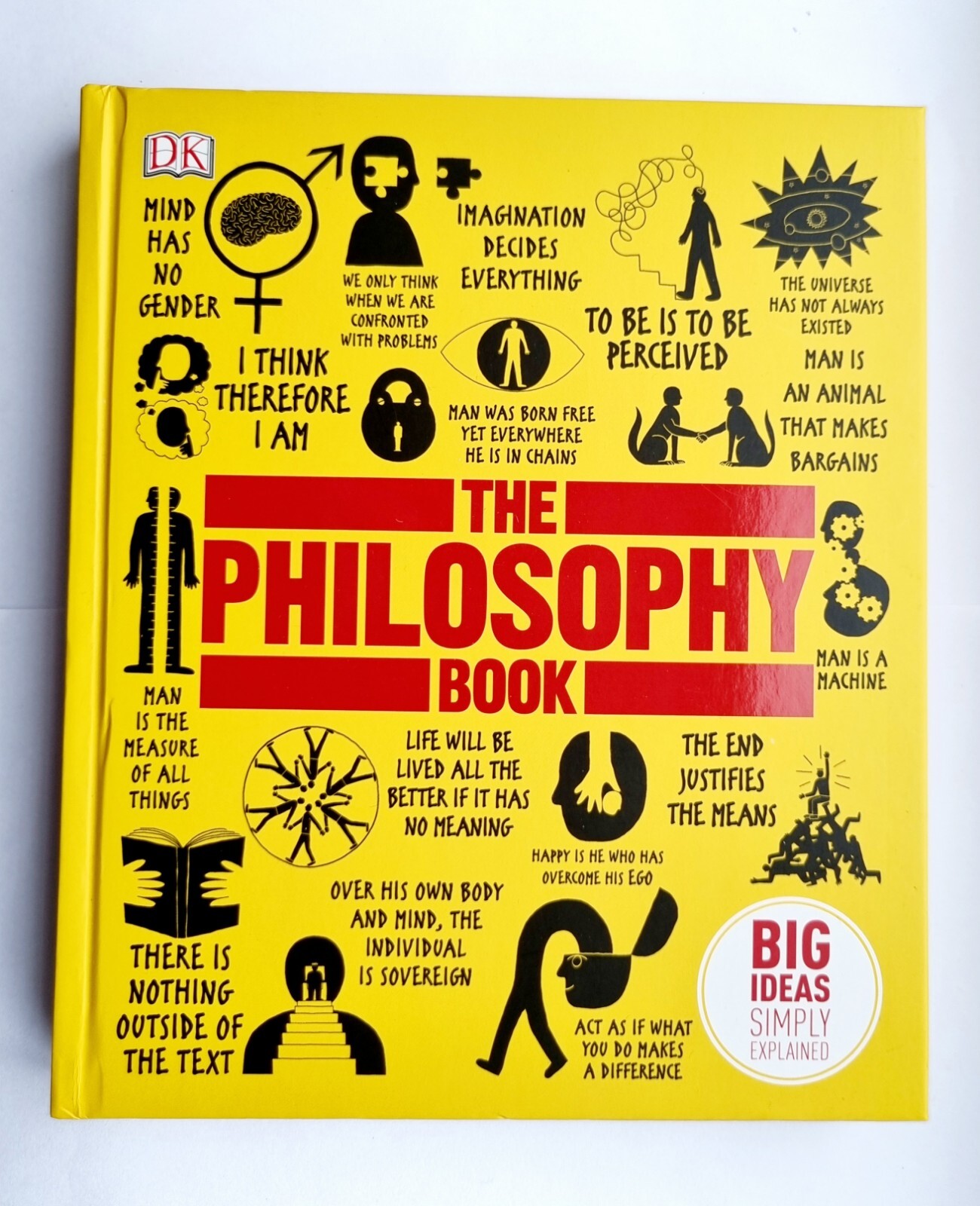 NEW THE PHILOSOPHY BOOK HARDBACK BOOK BIG IDEAS SIMPLY EXPLAINED BRAND NEW